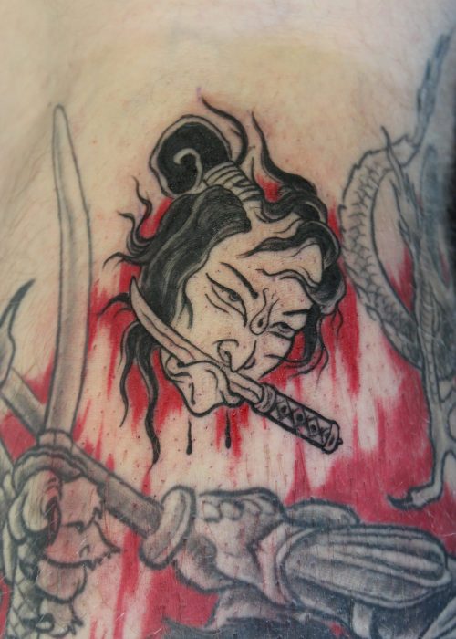 Tattoo - Samurai im klassischen Japanischen Stil